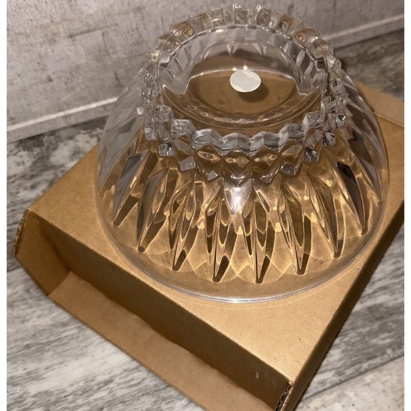 24% Lead Crystal Round Cristal France Echt Bleikristall Decorative Bowl 8.5” - Picture 9 of 9